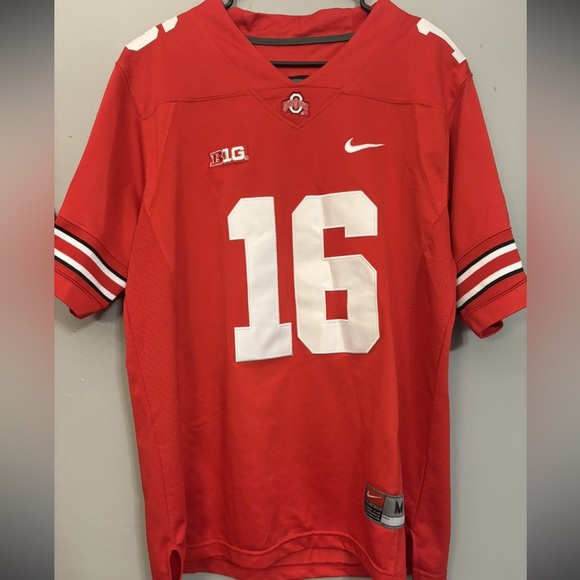 Nike Other - Nike‎ Red Football Jersey with White #16